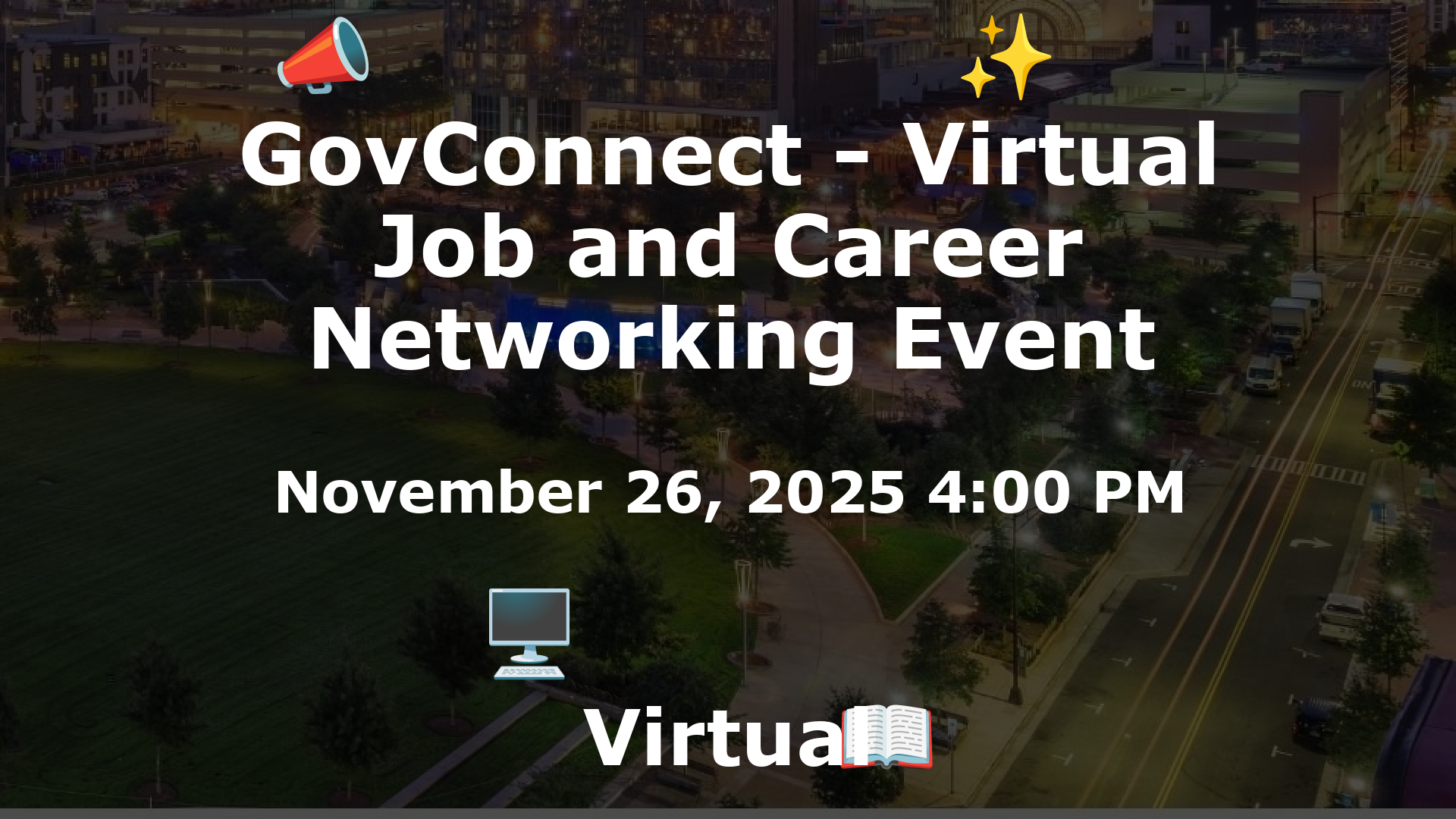 GovConnect - Virtual Job and Career Networking Event event image
